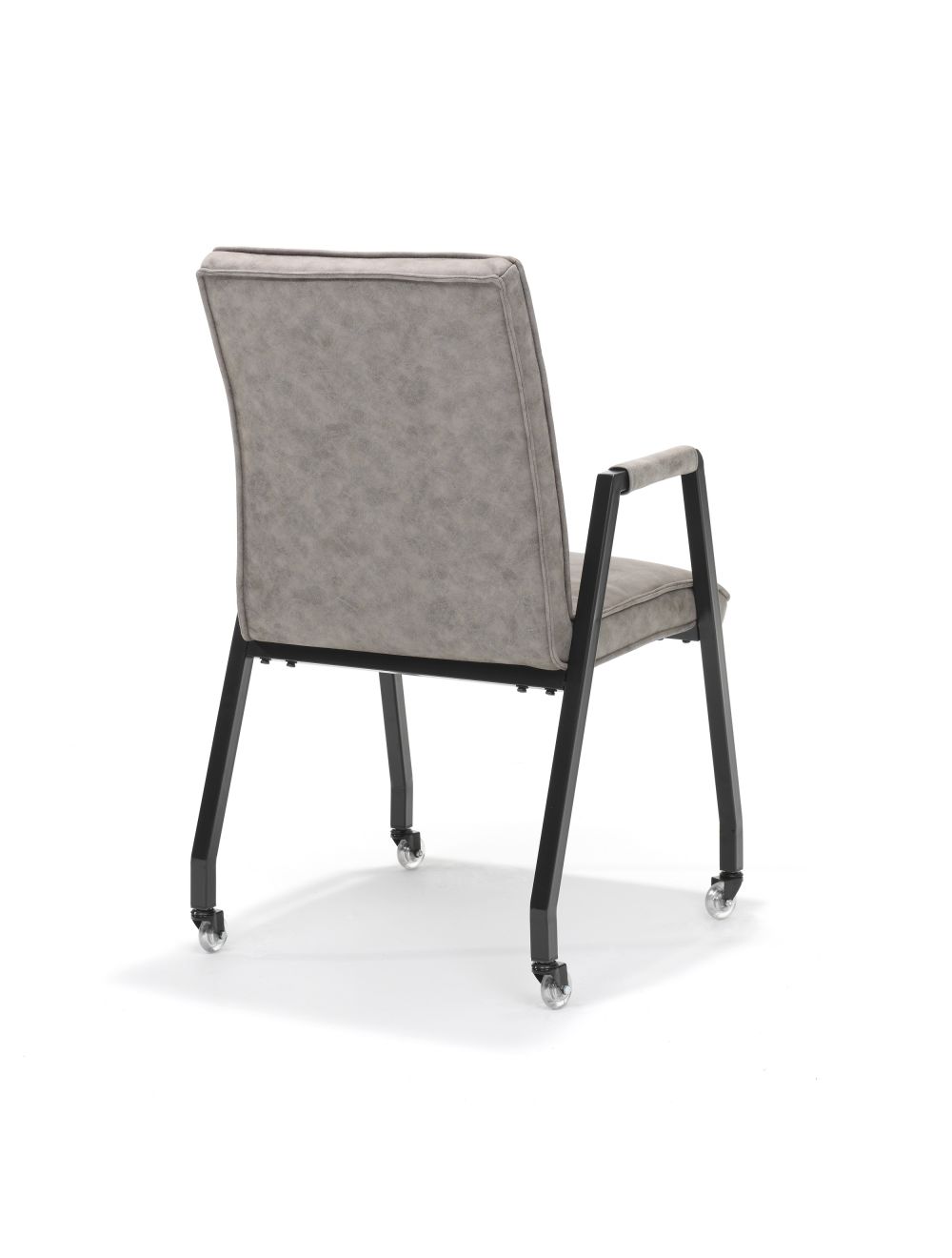 906STL35011881_Midas_armstoel_met_wielen_stof_Soft_Pebble1