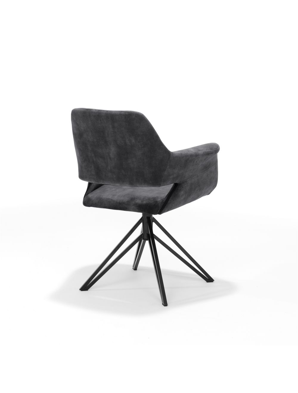 906STL99011190_Katy_armstoel_draaibaar_Stof_Aurora_Velours_Antraciet1