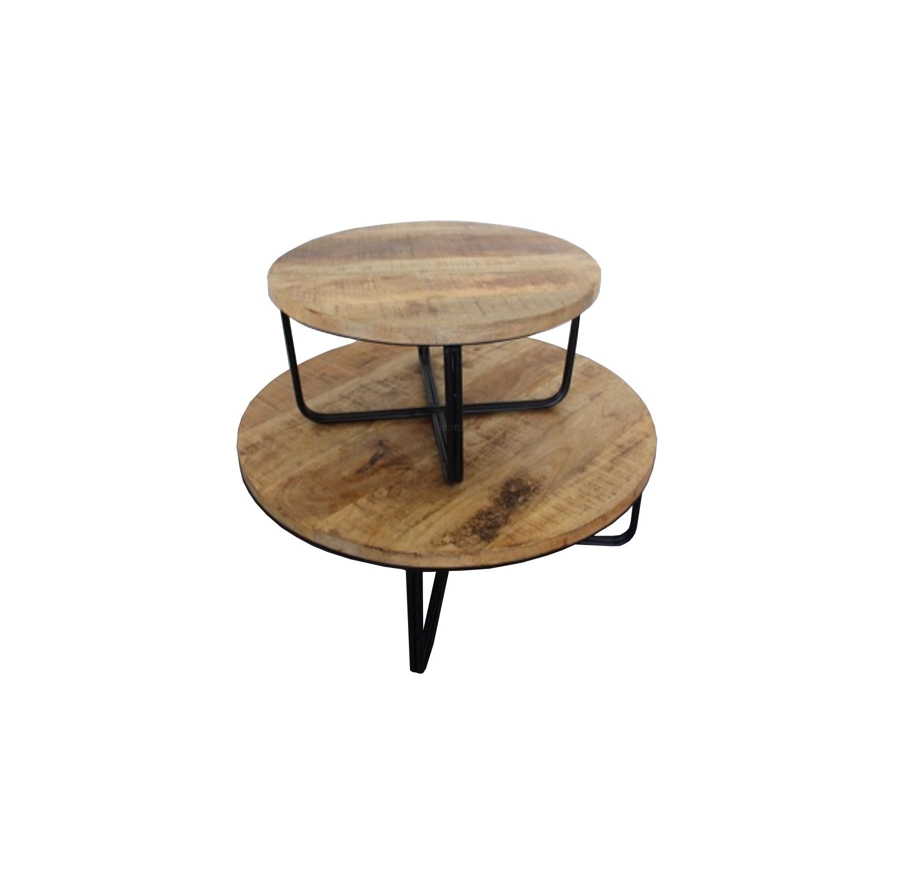 iron-round-coffee-table-natural-finish-set-of-2