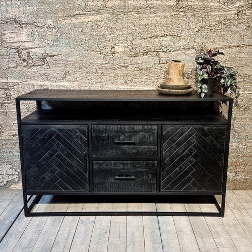 jax-2-door-2-drawer-sideboard-black-150