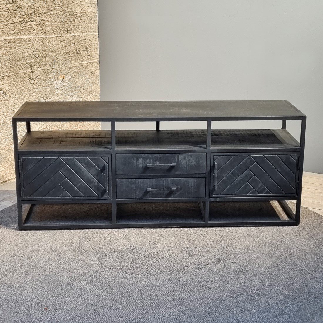 jax-2-door-2-drawer-tv-cabinet-black-150-3
