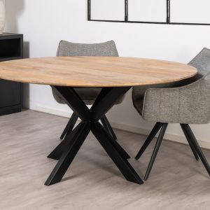 Ronde eettafel verjongd