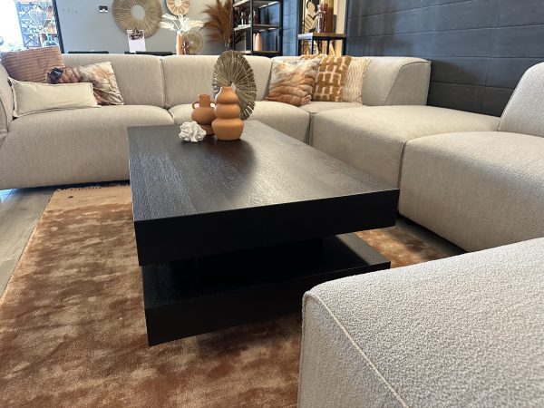 Salontafel zwart eiken