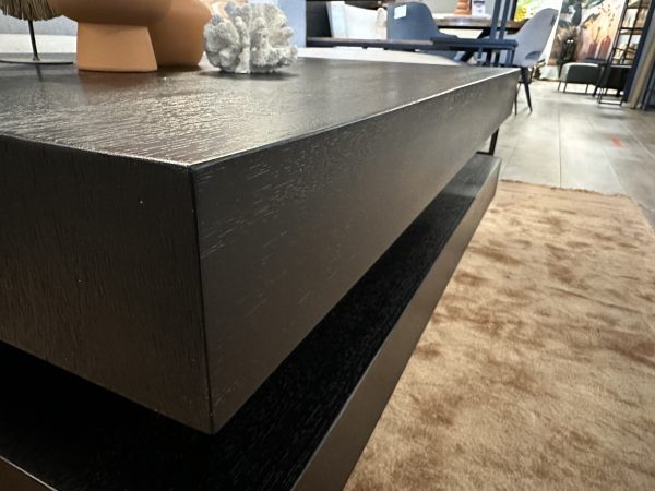 Salontafel zwart eiken
