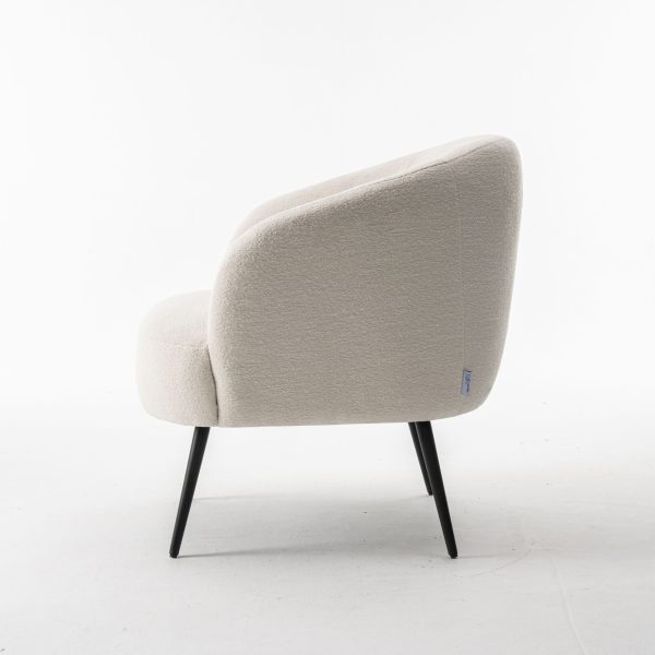 fauteuil Stof Teddy Ivory