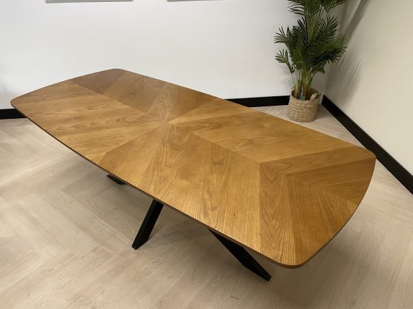 Eettafel - Deens ovaal visgraat - Afbeelding 4